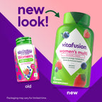 Vitafusion Women's Multivitamin Gummy | 90 Sugar-Free Gummies | Berry Flavor Multi Vitamins | Gluten and Dairy-Free Supplement