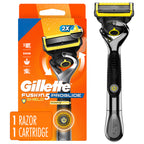 Gillette Fusion5 Power Razor for Men, 1 Gillette Power Razor Handle + 1 Blade Refill