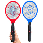 Electric Fly Swatter 2 Pack - 3000V Electric Grid Bug Zapper Racket with Safety Mesh, Handheld Mosquito & Fly Killer for Indoor & Outdoor Use, AA Batteries Required (Not Included)