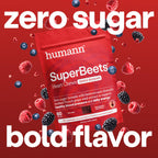 HumanN SuperBeets Heart Chews Zero Sugar, Pomegranate Berry Flavor, 180 Ct | Blood Pressure Support, Nitric Oxide Support, Heart Health & Energy, Non-GMO Beet Root Powder, Grape Seed Extract, Once Daily