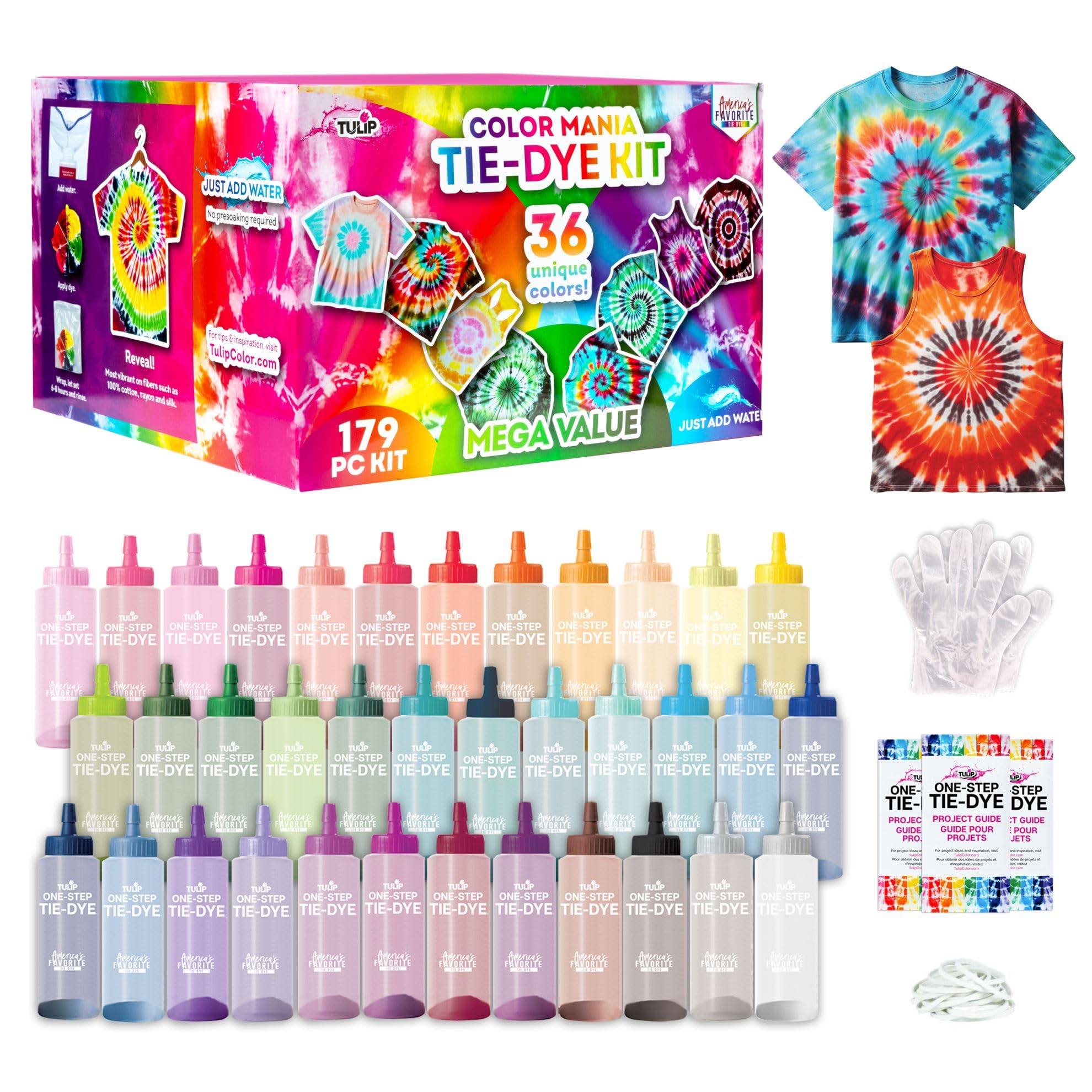 Buy now Tulip One-Step Tie-Dye Party Kit, Set of 123 36 Color Box at indiglob india