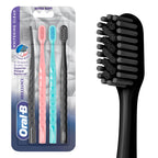 Buy now Oral-B 3D White Brilliance toothbrushes, 4 Count Toothbrush Extra Soft, Tough on Plaque, Gentle on Gums, whitening Tooth Brush at indiglob india