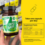 FlavCity Vitamin D3, K2 & Zinc - Triple Threat Supplement - Daily or Seasonal Immune Support - Vitamin D with K2 for Enhanced Absorption - Promote Healthy Bones & Skin (30 Capsules)