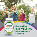 Centrum Silver Multivitamin for Adults 50 and Over, 125 Tablets | Contains Vitamin D3, B Vitamins, Clinically Proven to Support Memory as You Age, GLP-1 Support