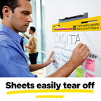 Post-it Super Sticky Easel Pad, 25" x 30", 30 Sheets, 6-Pack