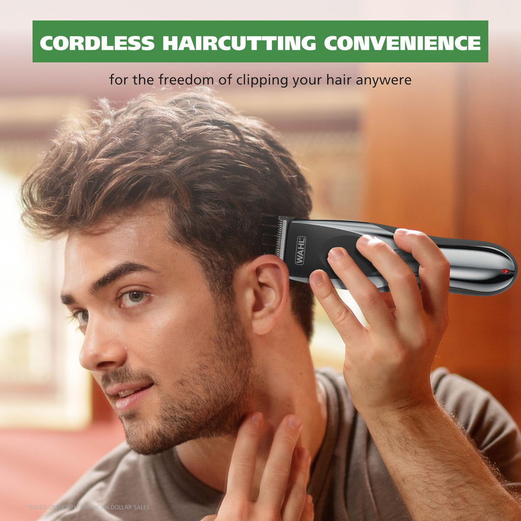 Wahl Clipper Rechargeable Cord/Cordless Haircutting & Trimming Kit | Cordless Haircutting, Trimming Long Beards & All Body Grooming, Use Plugged In Or Cordless – 79434