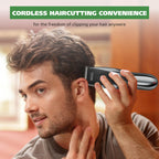 Wahl Clipper Rechargeable Cord/Cordless Haircutting & Trimming Kit | Cordless Haircutting, Trimming Long Beards & All Body Grooming, Use Plugged In Or Cordless – 79434
