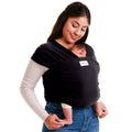 Buy now Sleepy Wrap Stretchy Ergonomic Baby Carrier Sling for Newborns to Toddlers - Hands-Free Lightweight Baby Wrap 7-35 lbs (Dark Gray) Cotton-Poly Blend Black at indiglob india