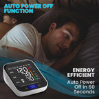 Blood Pressure Monitor - Automatic Blood Pressure Machine for Home Use - Large Color Screen and Large Adjustable Cuff for Reliable Readings
