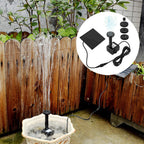 Solar Fountain - Panel Water Pump for Bird Bath Solar Panel Kit Outdoor Fountain for Outdoor Small Pond, Patio Garden and Fish Tank
