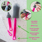 Dapple Baby - Breast Pump Cleaning Kit, 3 Brushes - 3oz Soap, 10ct Wipes