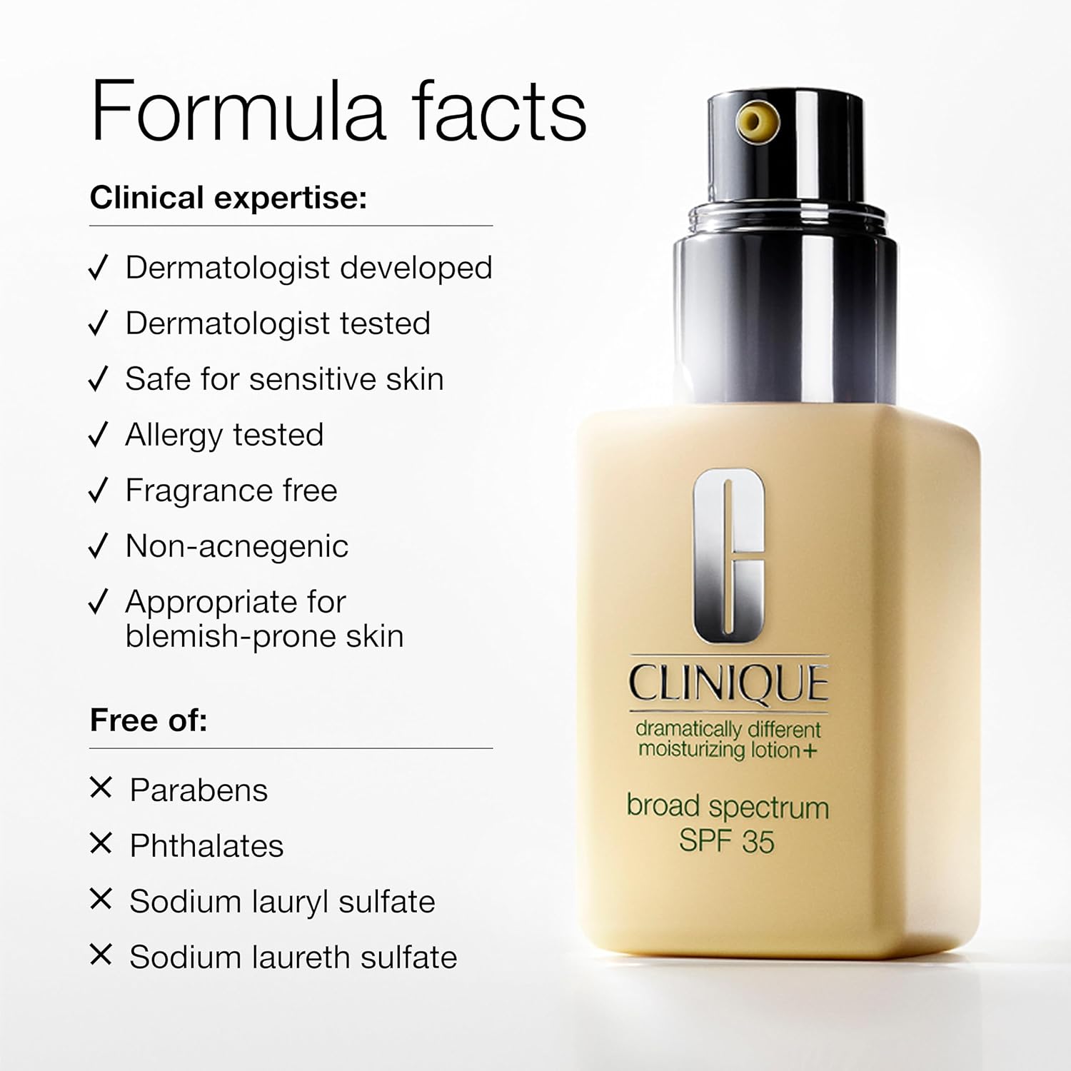 Buy now Clinique 3-Step Dramatically Different Moisturizing Lotion+ For Dry to Dry Combination Skin Types | With Glycerin | Hydrating | Now With SPF 35 at indiglob india