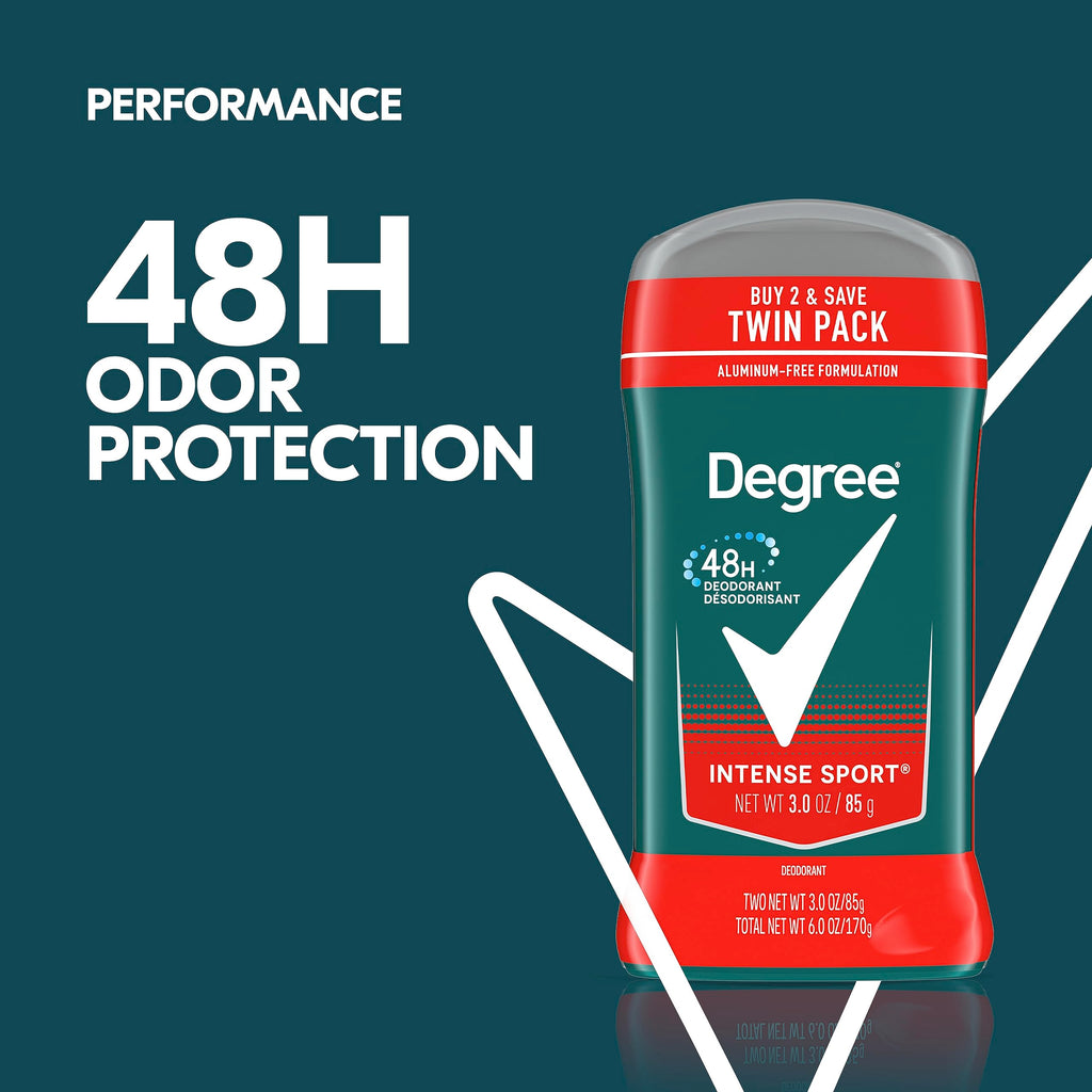 Degree Original Protection Deodorant Intense Sport 3 oz 2 Count