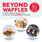 Buy now Dash Mini Waffle Maker- Compact Electric Iron for Creative Homemade Treats - PTFE nonstick surface - Easy-to-Clean - Perfect for Kids & Families - Red at indiglob india