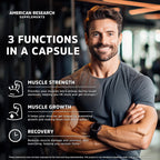 Creatine Monohydrate Capsules 5G, 60 Servings, Micronized Creatine Pills for Men and Women, 4 Caps per Serving