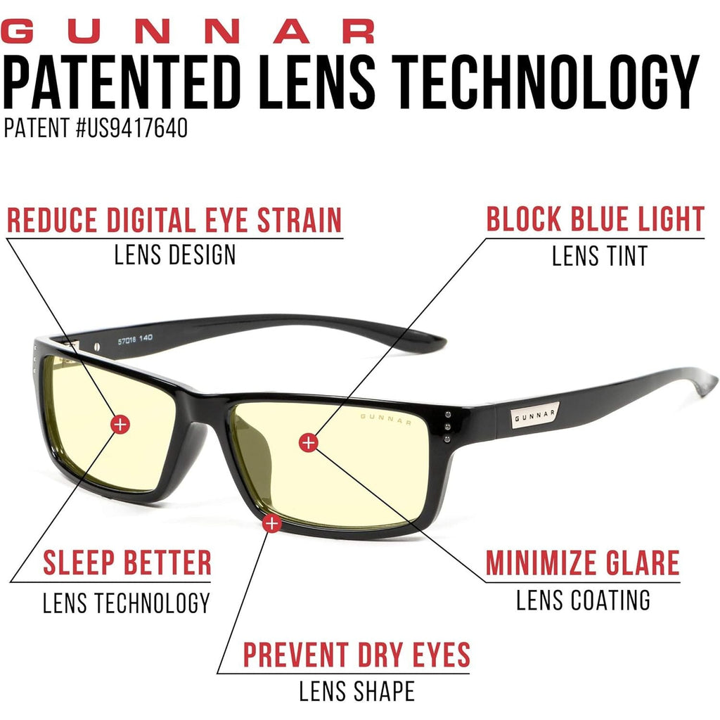 Buy now GUNNAR - Premium Gaming and Computer Glasses - Blocks Blue Light - Riot at indiglob india