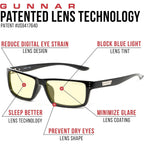 Buy now GUNNAR - Premium Gaming and Computer Glasses - Blocks Blue Light - Riot at indiglob india