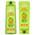 Garnier Fructis Sleek & Shine Shampoo and Conditioner Set for Dry, Frizzy Hair, Up to 72 Hours of Frizz Control, Smooths Flyaways & Boosts Shine, 22 + 21 Fl Oz (Packaging May Vary)