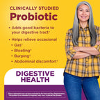 Nature Made Probiotic + Prebiotic Fiber Gummies, 50 Gummies | Fiber Supplement for Daily Gut Health, Prebiotics and Probiotics for Women and Men, Mixed Berry Flavor, 25 Day Supply