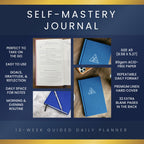 Buy now Self-Mastery Journal for Men - Gratitude Journals â€“ 5 Minute Journal - Reflection Manifestation Journals for Mindfulness â€“ Self Care Journal â€“ Goal / Guided Gratitude Journal for Women & Men at indiglob india
