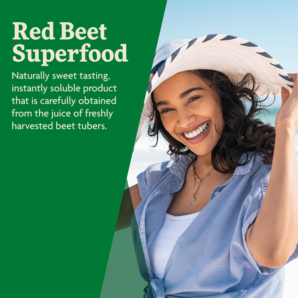 Salus Red Beet Crystals, Organic Nutritional Beet Root Powder Mix, 7 oz
