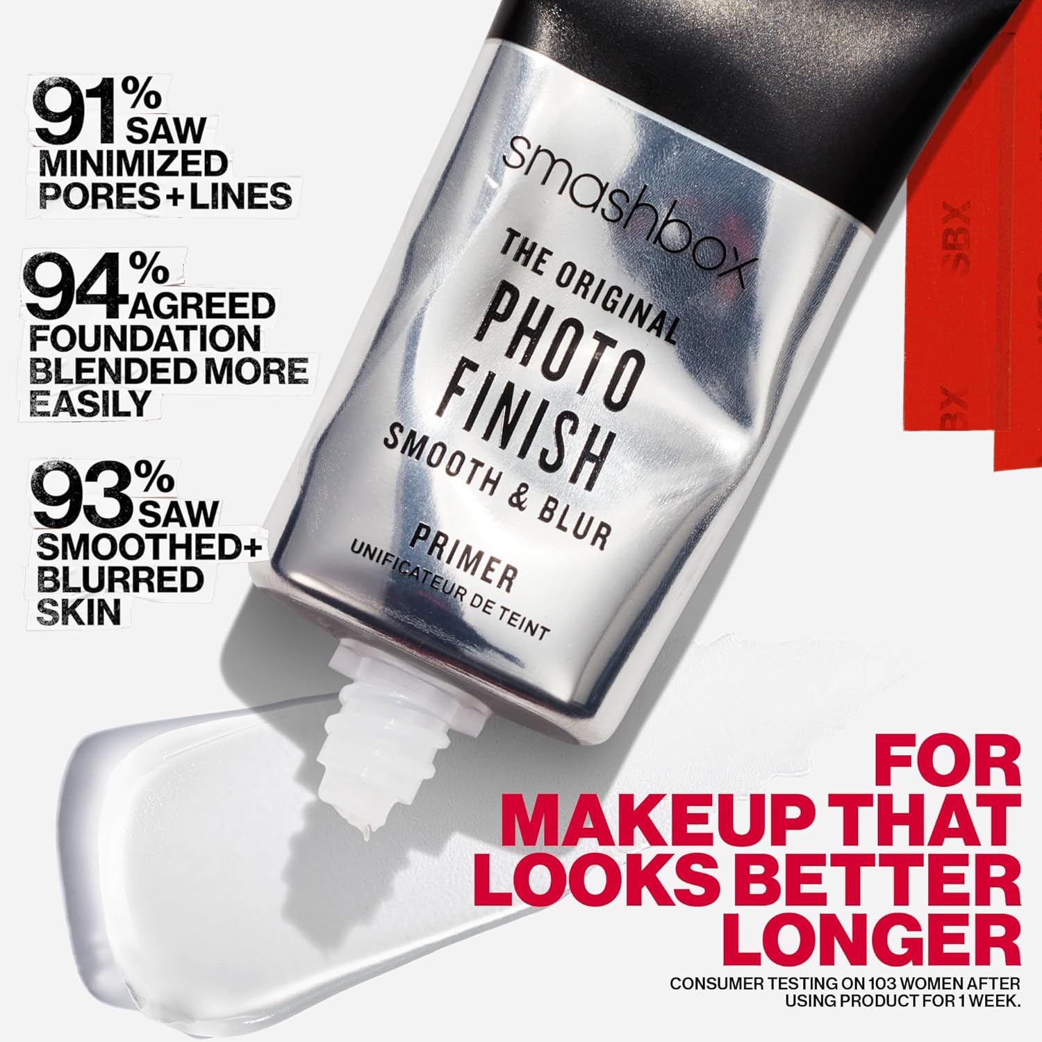 Buy now Smashbox The Original Photo Finish Smooth & Blur Makeup Primer | Instantly Smooths and Blurs Fine Lines and Pores | Vitamins A + E at indiglob india
