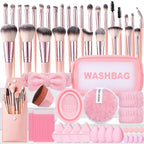 112Pcs Pink Makeup Brushes Set Professional Makeup Brushes & Tools Kit