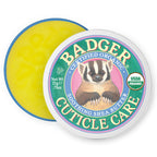 Badger Cuticle Cream, Deep Hydration for Dry, Cracked Cuticles & Hangnails, 100% Organic Cuticle Balm with Rich Shea Butter for Strong, Healthy Nails, Non-Greasy Cuticle Oil, .75oz Tin, 2-Pack