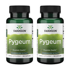 Swanson Pygeum Prostate Herbal Supplement, 100 Capsules | For Men over 40 Seeking Prostate, Bladder, and Urinary Tract Support, Combines Pygeum Bark and Pygeum Extract, Non-GMO