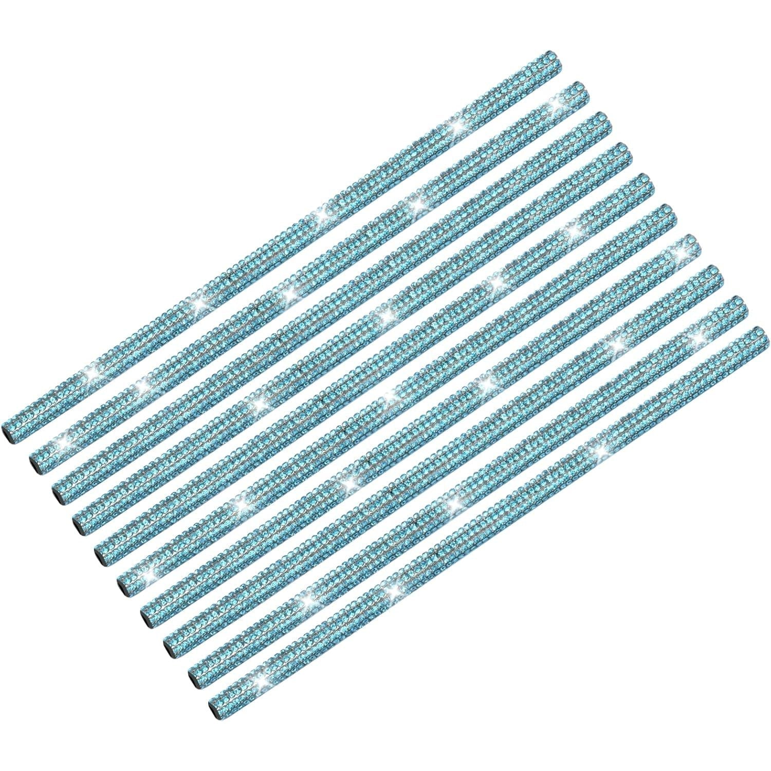 Buy now INSAUTO Bling Car Vent Outlet Trim,Bling Car Accessories for Women and Girls,10Pcs Rhinestone Car Air Conditioner Vent Decoration Strip(White) blue at indiglob india