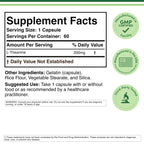 L-Theanine 200mg, Calm, Restful Sleep & Focus, 60 Capsules | Calm & Stress Relief, Restful Sleep Support, Calm Focus Without Jitters, Non-GMO, Third-Party Tested
