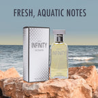 NovoGlow Novo Infinity for Women - 3.4 Fluid Ounce Eau De Parfum Spray for Women - Refreshing Mix of Citrus Floral & Musk Fragrances Smell Fresh All Day Long Lovely Gift for Women for All Occasions