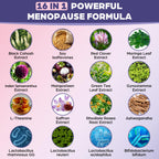 Menopause Supplements for Women, 60 Servings & 0 Sugar Menopause Gummies