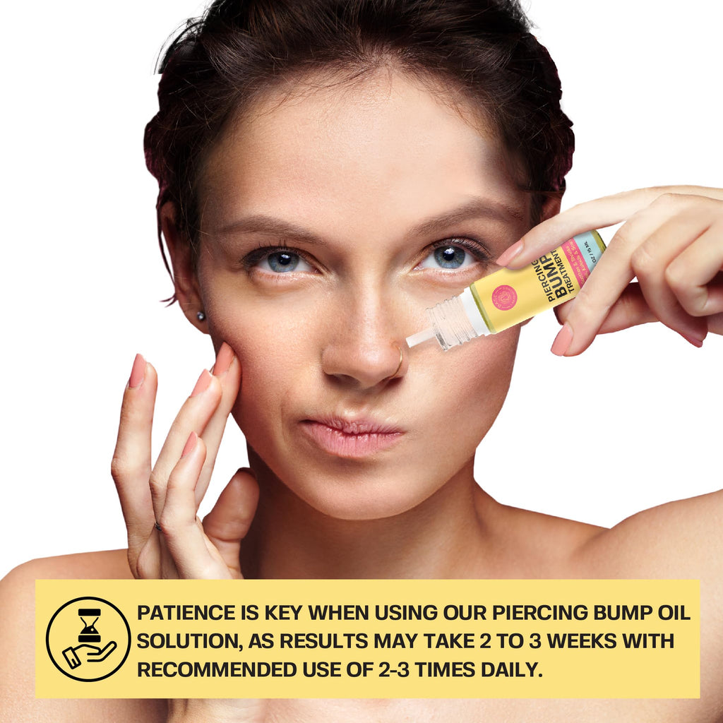 BASE LABORATORIES Piercing Keloid Bump Duo, Bump Solution Oil & Removal Gel