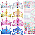 Buy now Epakh 19 Pieces DIY Crowns Set Party Foam Hats Making Your Own Tiara Crystal Diamond Sticker Princess King Crown Birthday Hat (Classic Style) at indiglob india