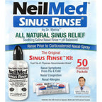 Buy now NeilMed Sinus Rinse - A Complete Sinus Nasal Rinse Kit, 50 count (Pack of 1) Count may vary at indiglob india