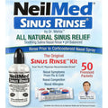 Buy now NeilMed Sinus Rinse - A Complete Sinus Nasal Rinse Kit, 50 count (Pack of 1) Count may vary 50 Count (Pack of 1) at indiglob india