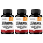 Sangluco Berberine Ceylon Cinnamon Chromium Turmeric Apple Cider Vinegar Bitter Melon Supplement | Supports Healthy Levels Already Within Normal Range | 180 Capsules