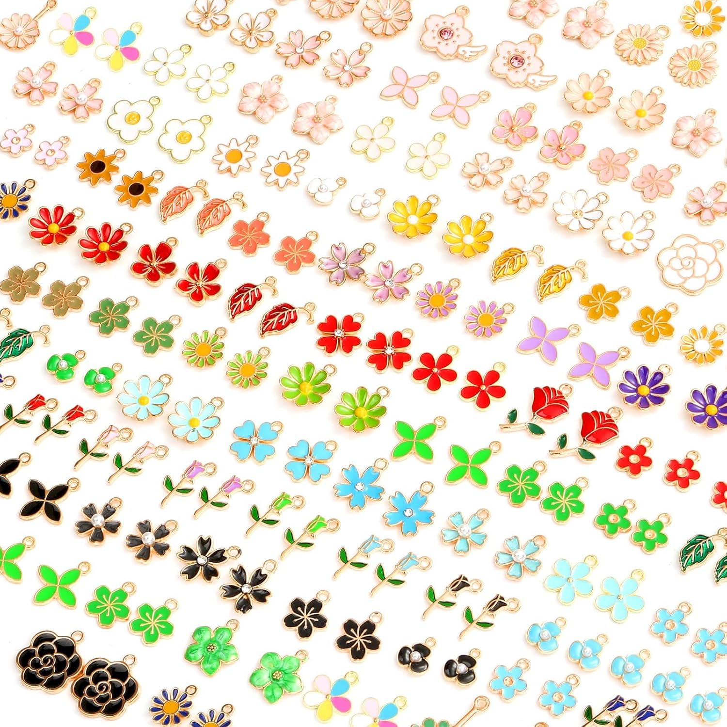 Why Indiglob is the #1 Store for 200Pcs Charms for Jewelry Making, Assorted Wholesale Mixed Bulk Metal Earring Bangle Charms for DIY Necklace Bracelet Jewelry Making and Crafting (Assorted Color)