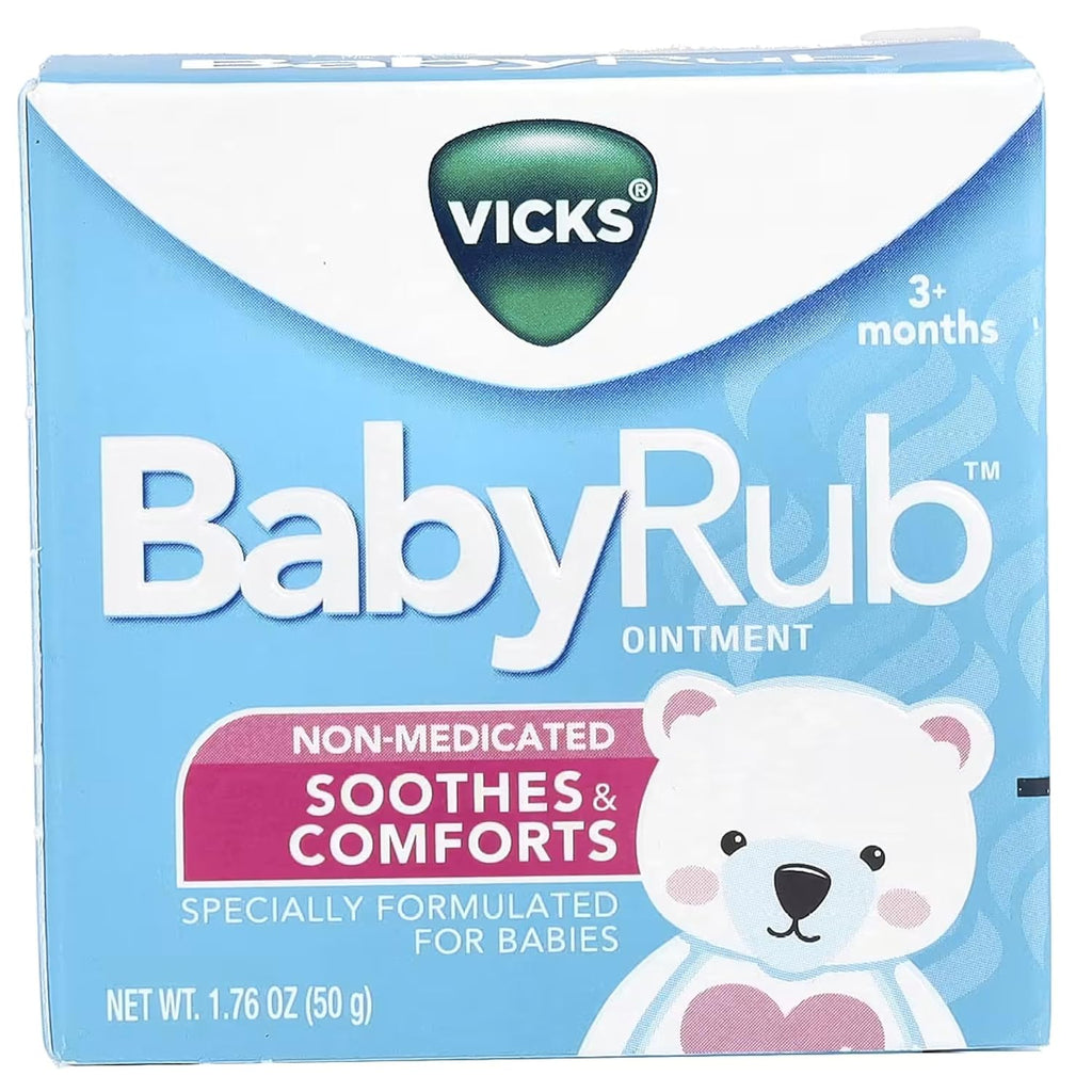 Buy now Vicks BabyRub Soothing Chest, Neck and Back Ointment 1.76 Ounce at indiglob india