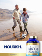 Carlyle Fish Oil Omega 3 Supplements | 2000mg | 320 Softgels | EPA & DHA