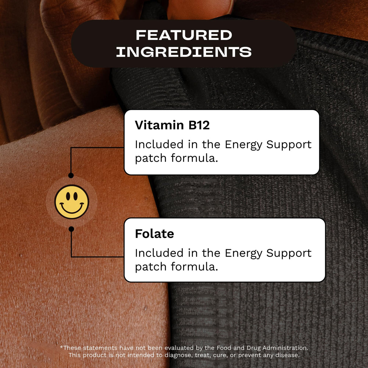 barrière Energy Boost Vitamin B12 & Folate Patches – 36 Count