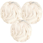 Buy now MainBasics Seaweed Infused Bath Shower Loofah Sponge Pouf Body Wash Scrubber (Set of 3) Seaweed at indiglob india