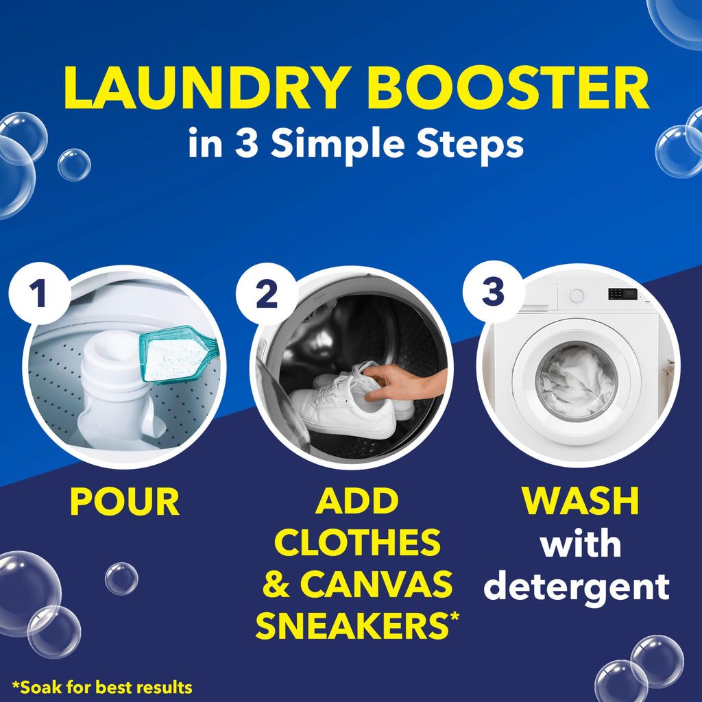 Buy now OxiClean White Revive Laundry Whitener and Stain Remover Powder, Alternative to Bleach for Laundry, 3 lb at indiglob india