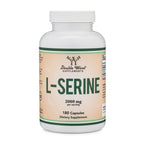 L-Serine 2,000mg, Memory, Clarity + Sleep Support, 180 Capsules