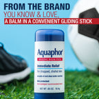 Aquaphor Healing Balm Stick, Skin Protectant, 0.65 OZ | Body Balm Protectant with Avocado Oil and Shea Butter for Chapped or Chafed Skin, Paraben and Fragrance Free
