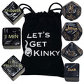 7 Piece Sexy Dice Game for Couples – Fun Sex Die & Date Night Dice with Positions, Actions & Body Parts – Naughty Adult Intimate Gifts for Him & Her – Sexual Couples Dice for Romantic Foreplay Fun