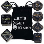 7 Piece Sexy Dice Game for Couples – Fun Sex Die & Date Night Dice with Positions, Actions & Body Parts – Naughty Adult Intimate Gifts for Him & Her – Sexual Couples Dice for Romantic Foreplay Fun