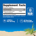 Nutricost Saw Palmetto (1000mg) 120 Capsules, 60 Servings, CCOF Organic | Vegetarian Friendly, 500mg Per Capsule, Gluten Free