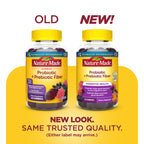 Nature Made Probiotic + Prebiotic Fiber Gummies, 50 Gummies | Fiber Supplement for Daily Gut Health, Prebiotics and Probiotics for Women and Men, Mixed Berry Flavor, 25 Day Supply